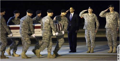 Obama at Dover AFB