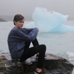 Hallie and the iceberg