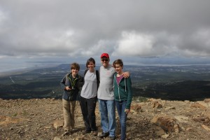 At the top of Flattop Mountain!