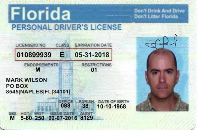 That time I got a Florida driver's license without knowing it